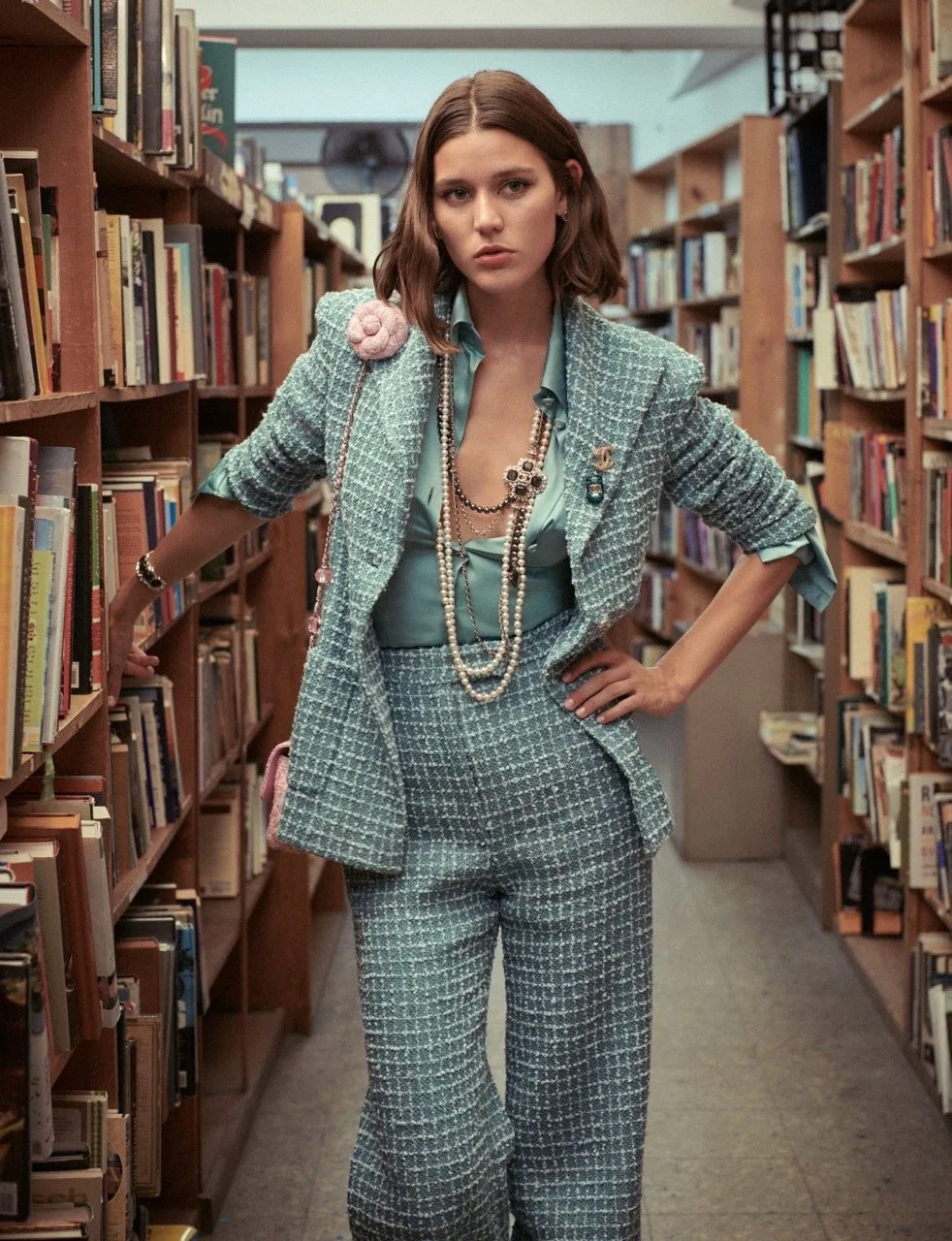 Vivienne Rohner in Chanel SS 2023 Pre-Collection Images by Theo Wenner