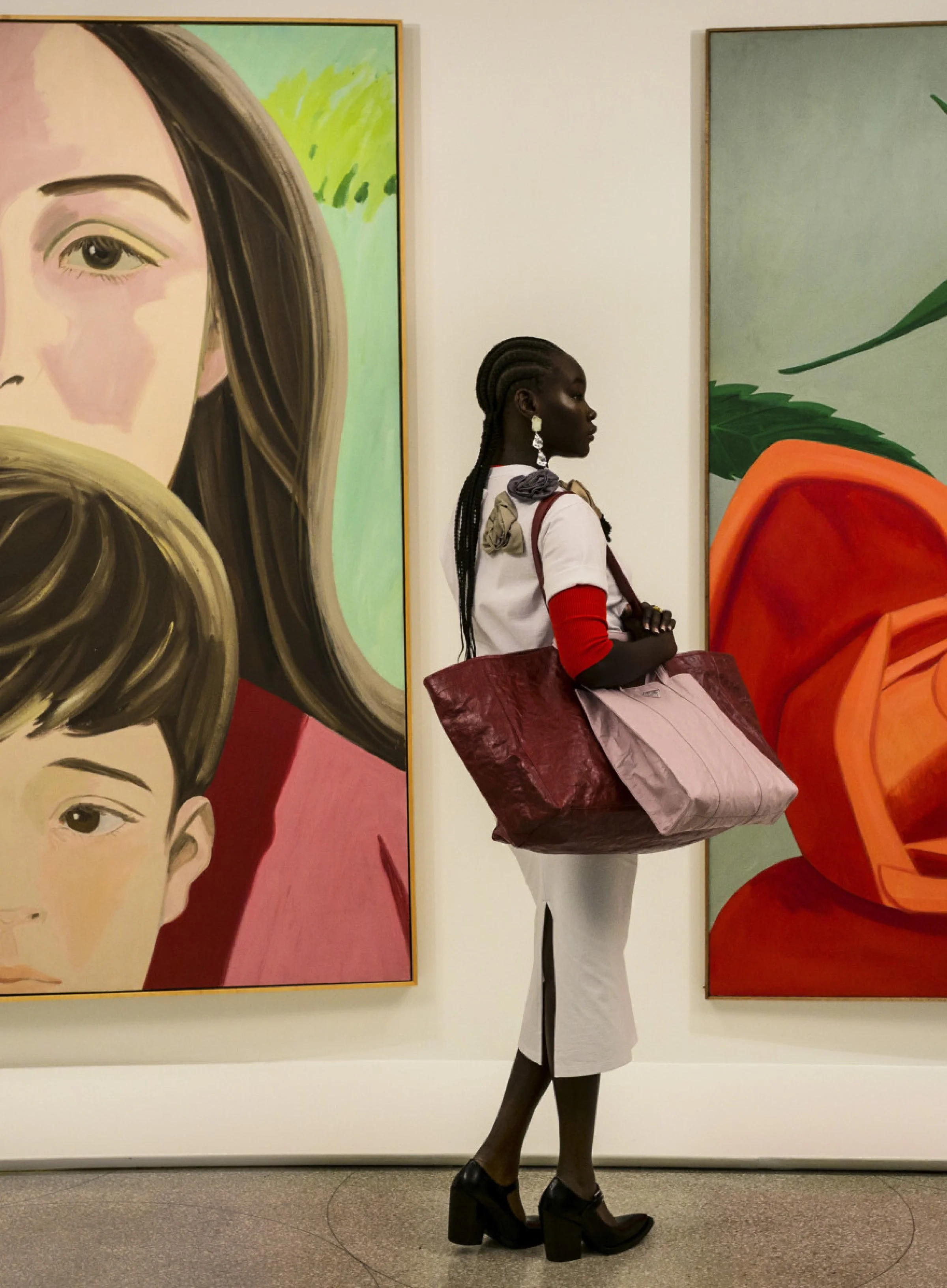 Ajok Daing at 'Alex Kata: Gathering' Guggenheim Show by Alex Webb for Vogue US