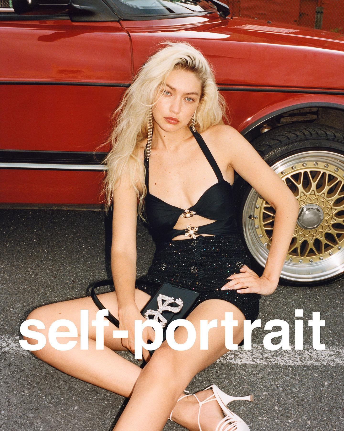 Gigi Hadid in 'Baby, Light My Fire' Mode in Self-Portrait Sp 2023 Ads —  Anne of Carversville