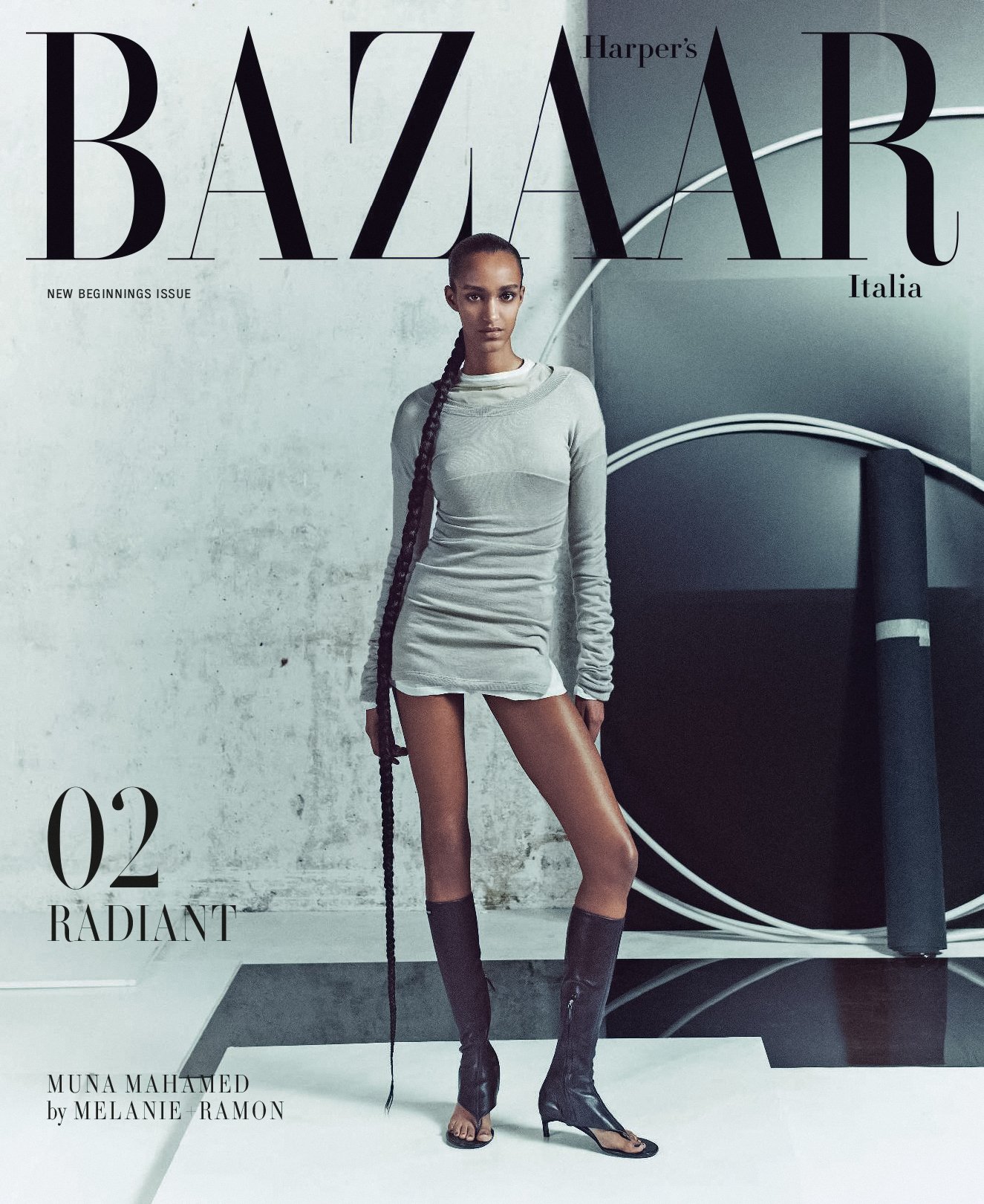 Dutch-Somali Muna Mahamed in Harper's Bazaar Italia No.2 — Anne of ...
