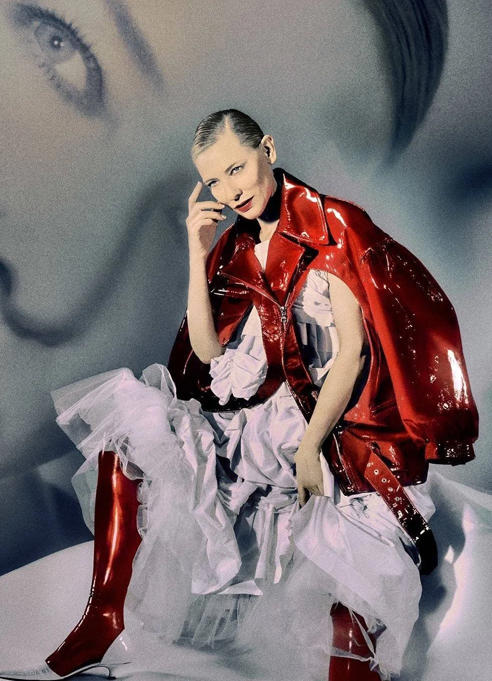 'Tár' Actor Cate Blanchett Covers Vanity Fair US February 2023 by Elizaveta Poorodina