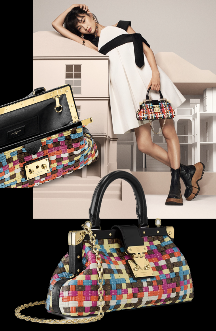 Hoyeon Jung Models Louis Vuitton Spring Summer 2022 Twist Handbags