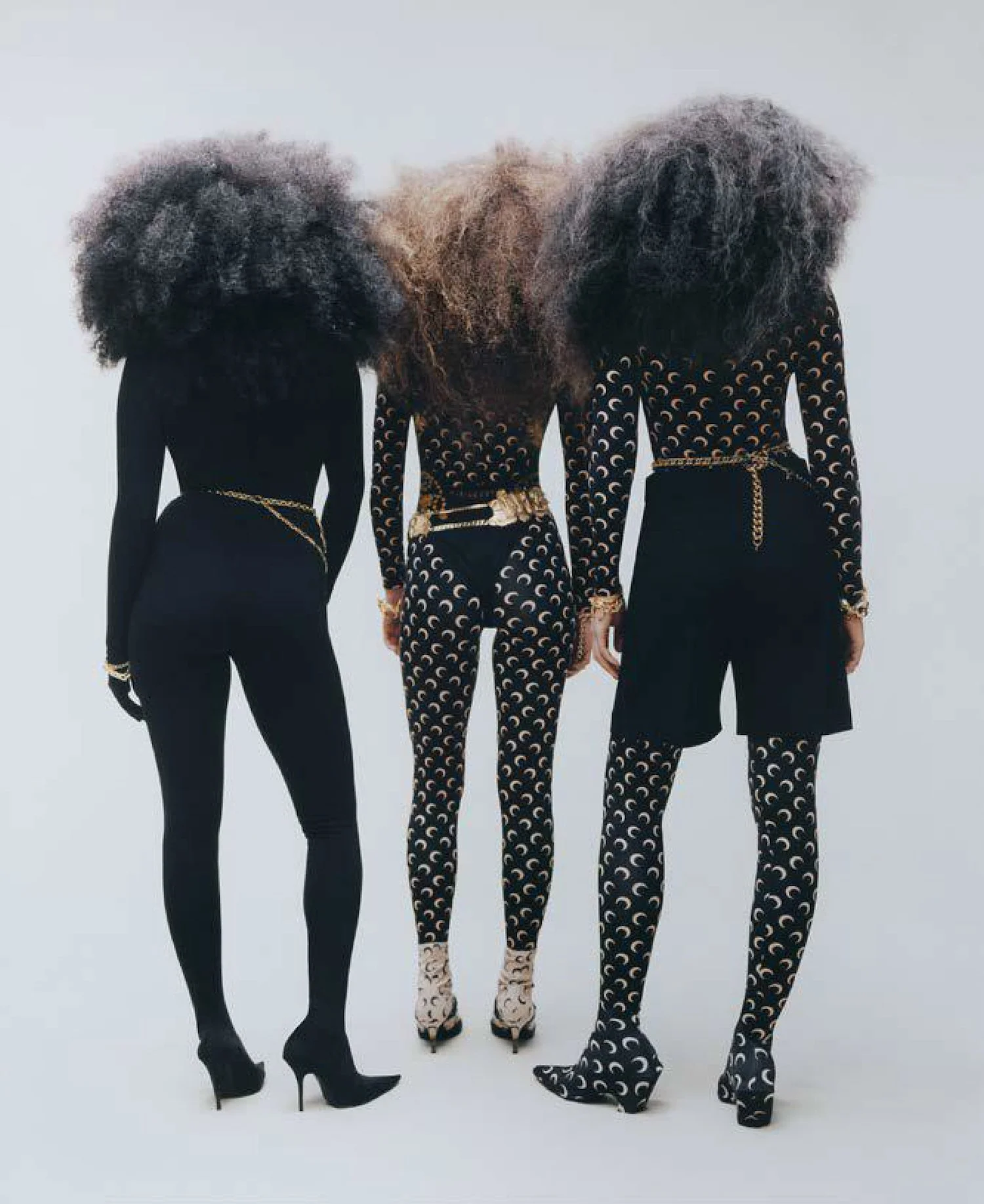 Variations on Black Beauty in 'Les Trois Grâces' by Tyler Mitchell for M Le Magazine du Monde