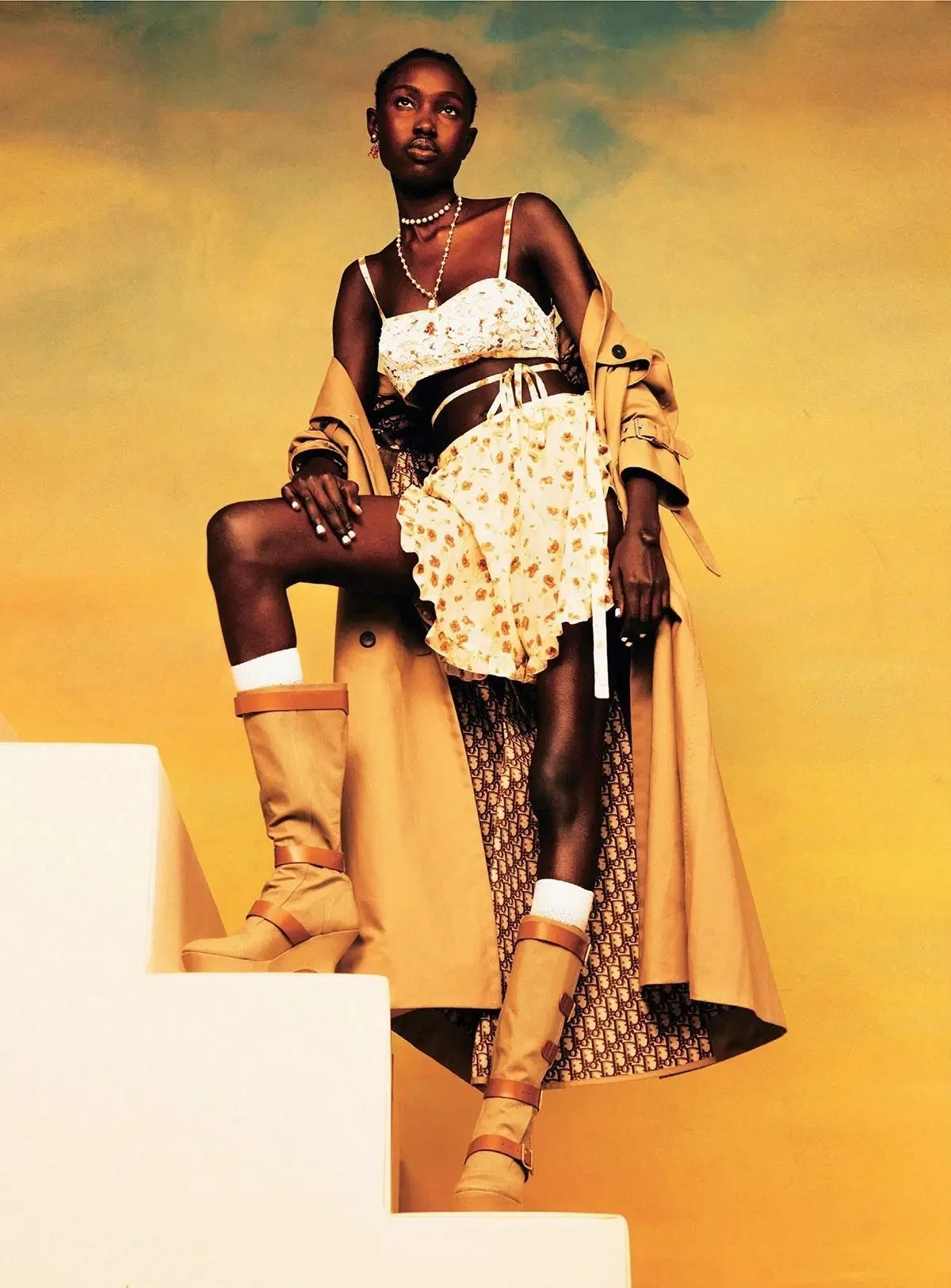 Ferida Lino's Color Intense Fashion Statement by Alex Dobé for Sunday Times Style