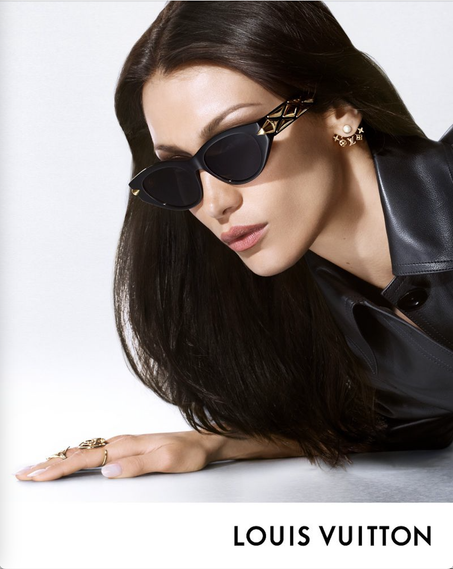 Sunseekers Bella Hadid, Ouyang Nana in Louis Vuitton 2023 Sunglasses by Steven Meisel