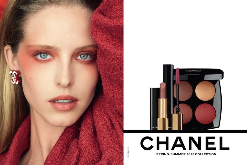 Abby Champion in Chanel Beauty's 'Hazy Red Look' Campaign — Anne of  Carversville