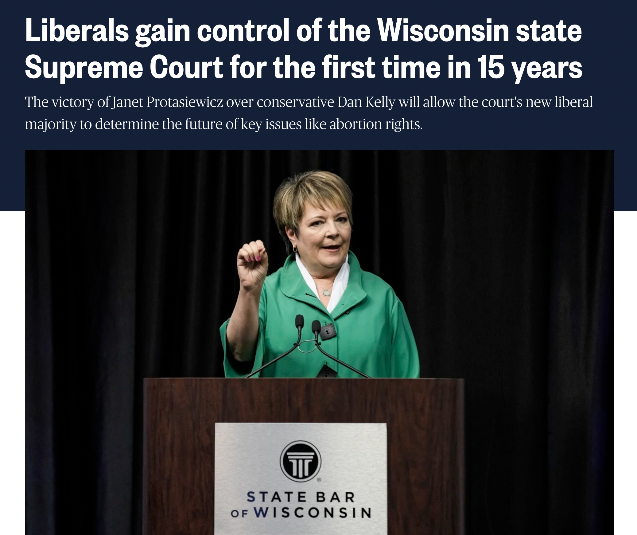 In Most Critical 2023 US Election Liberals, aka Democrats, Win Wisconsin Supreme Court by Wide Margin