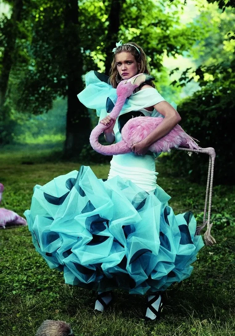 Natalia Vodianova 'Alice in Wonderland' by Annie Leibovitz for Vogue US December 2003