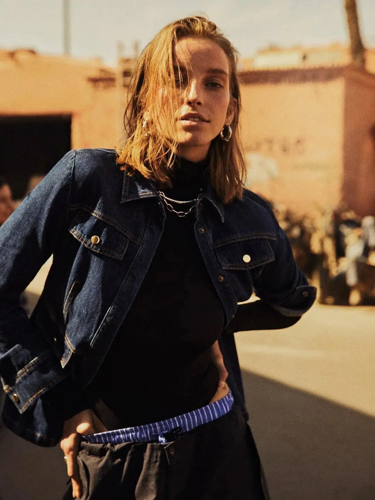 Jamilla Hoogenboom in 'Rock In The Casbah' by Adriano Russo for ELLE Italia
