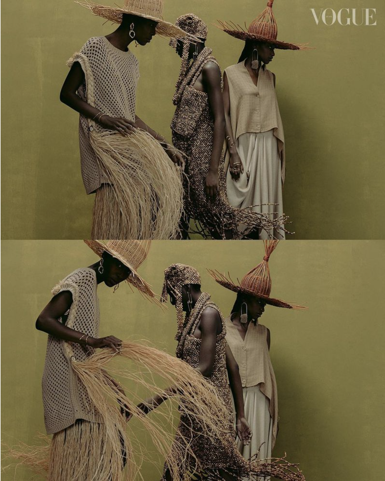 Vogue Brazil March 2023 Honors Their Own Fashion Designers in 'Bossa Nossa'