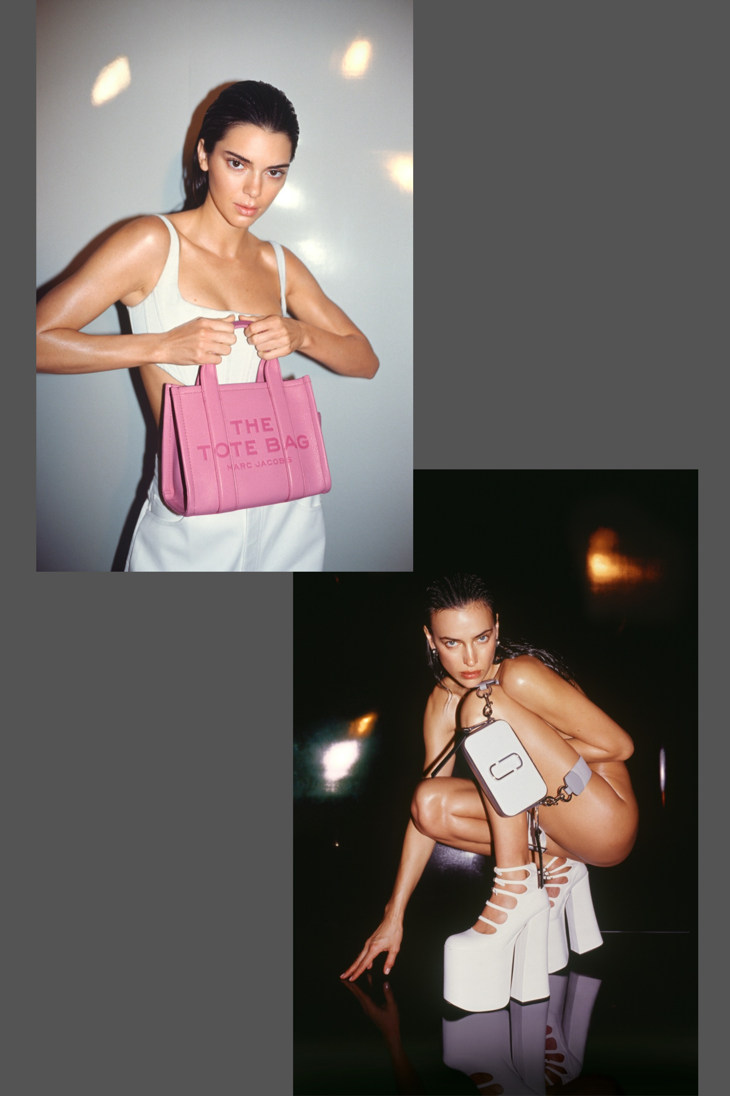 Kendall and Irina by Tyrone Lebon for Marc Jacobs Spring 2023 Campaign