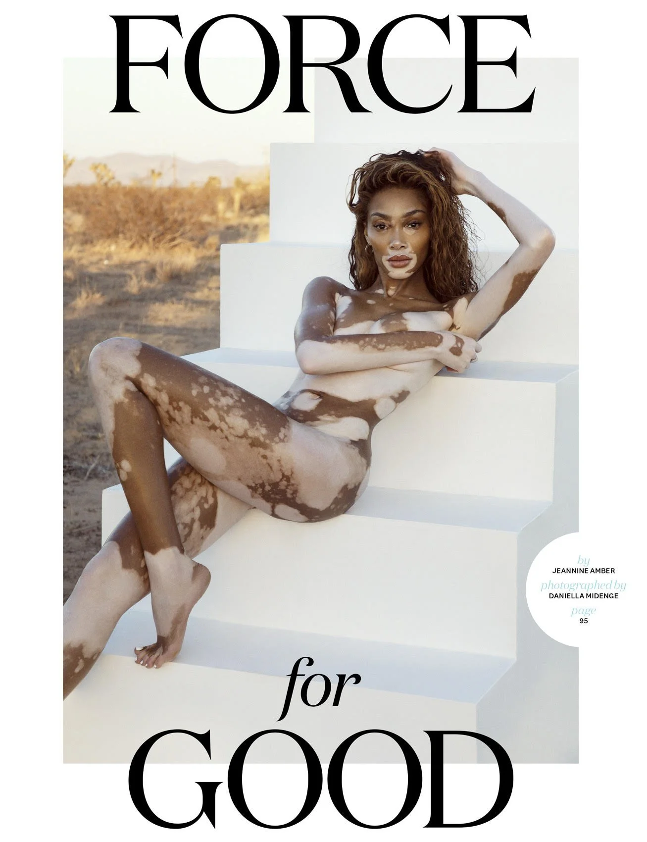 Winnie Harlow Is Primordial Earth Goddess by Daniella Midenge for Women's Health