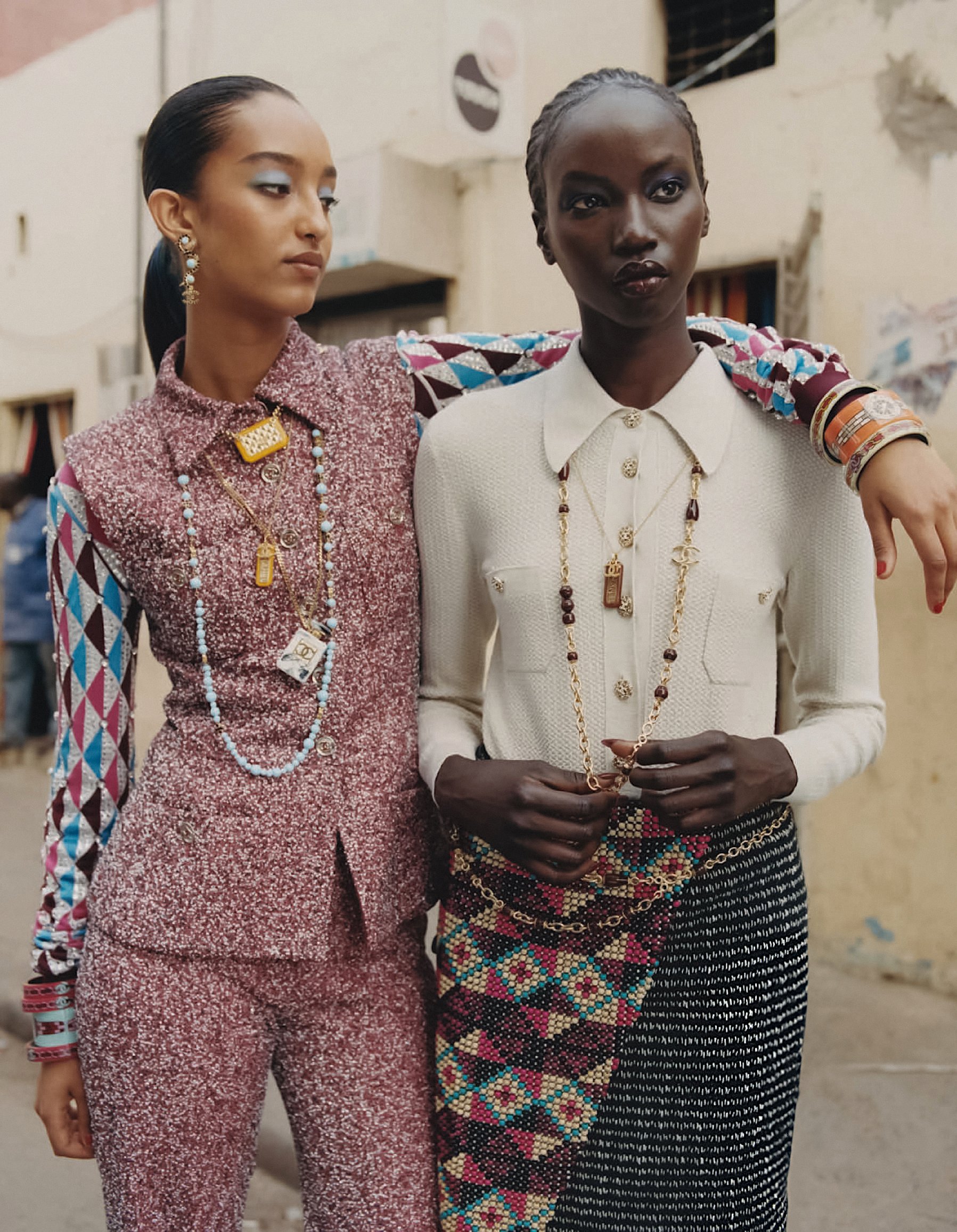 Anok & Mona Are Chanel Stylin in 'Dakar' for Vogue China May 2023 ...