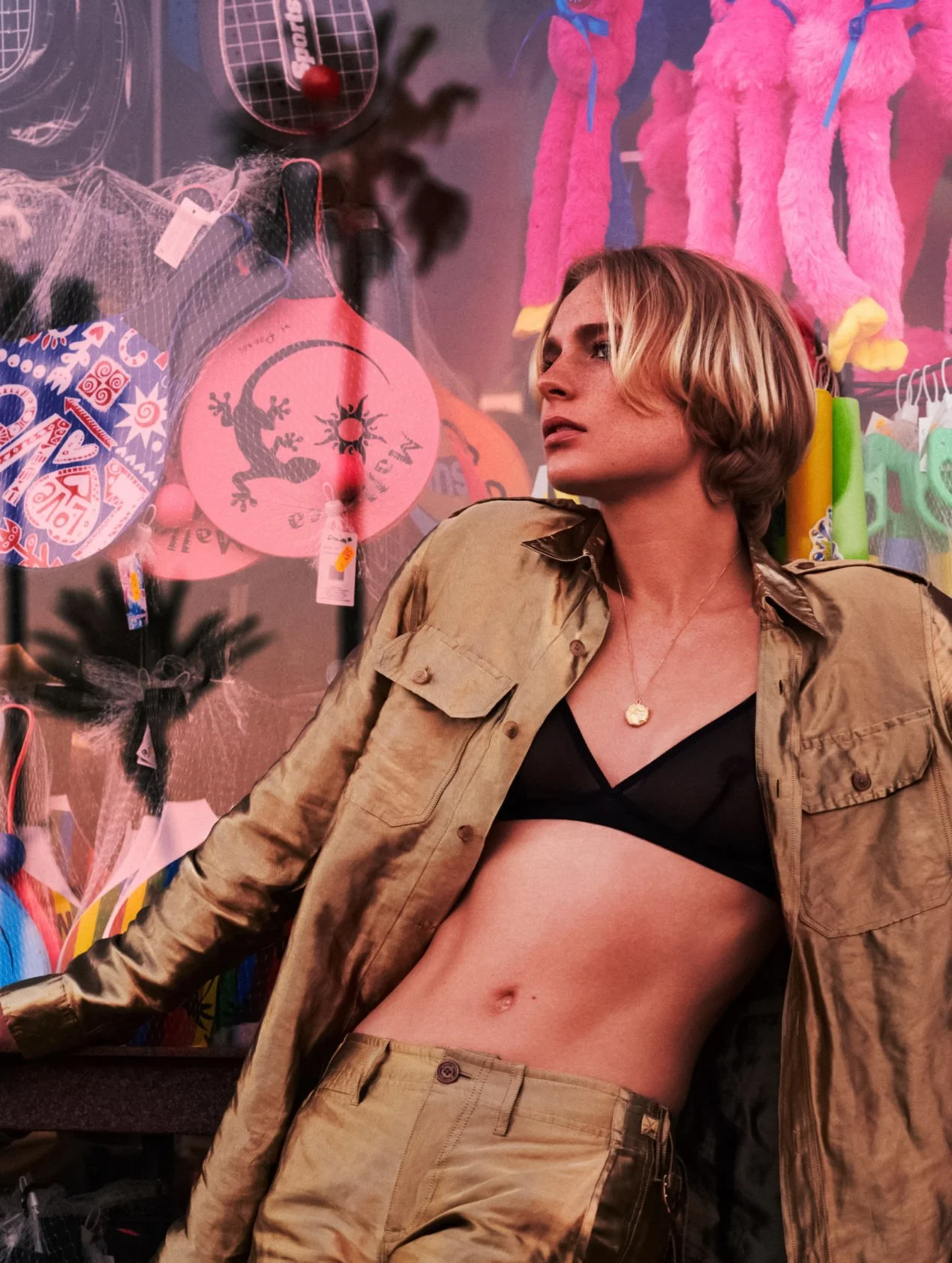 Steffi Cook in 'Shiny Happy' Summer Style Lensed by Laurie Bartley in ELLE UK June 2023 