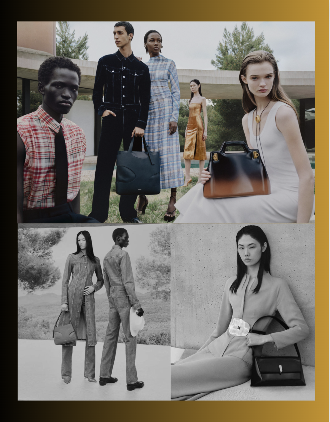 Maximilian Davis Takes Ferragamo 2023 Pre-Fall Campaign to Western Roots