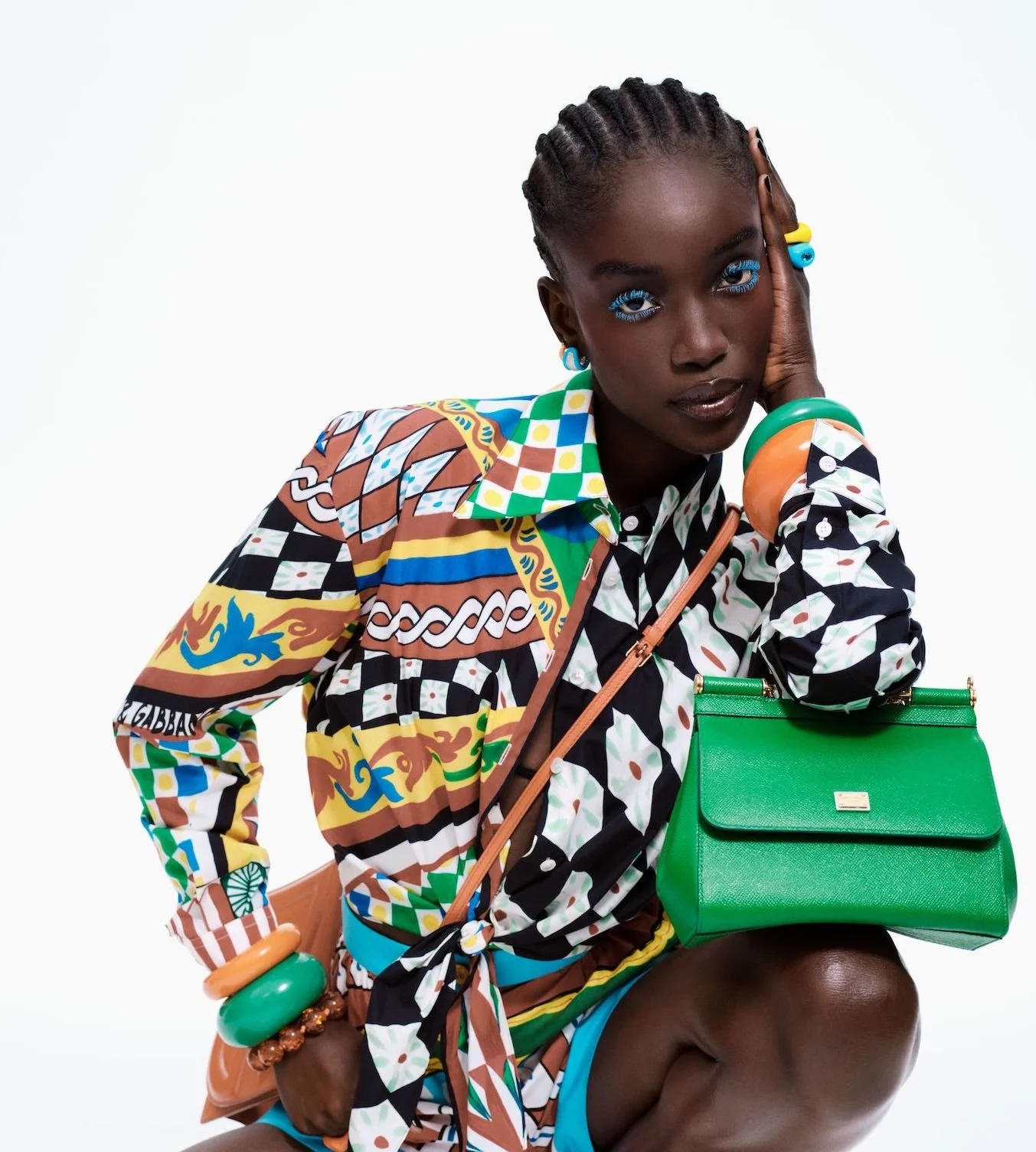 Maty Fall in 'Endless Summer' Color Riches for ELLE US May 2023 Lensed  by Sharif Hamza 