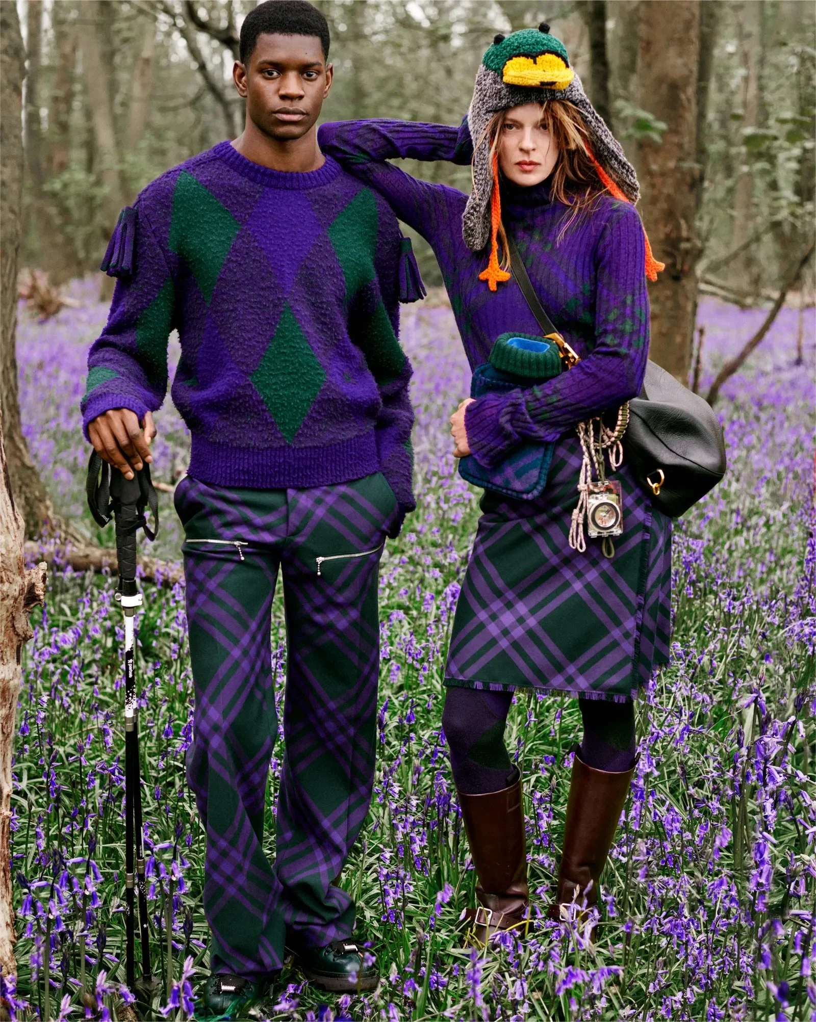 Scott Trindle Taps Burberry's Pastoral Punk Energy for September 2023 Vogues