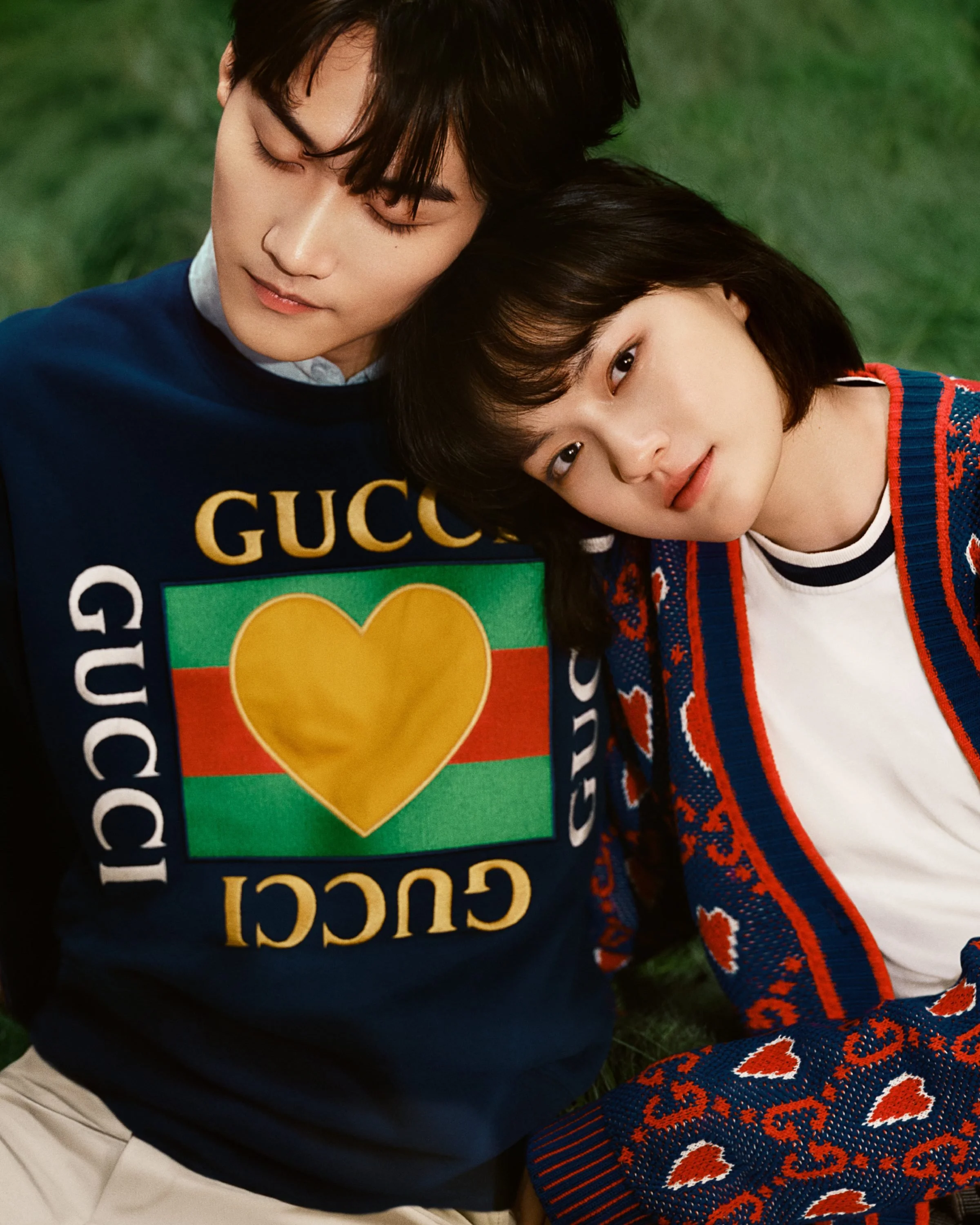 Gucci 'An Ode to Love' Campaign with Wen Qi and Daniel Zhou Shot by Leslie Zhang