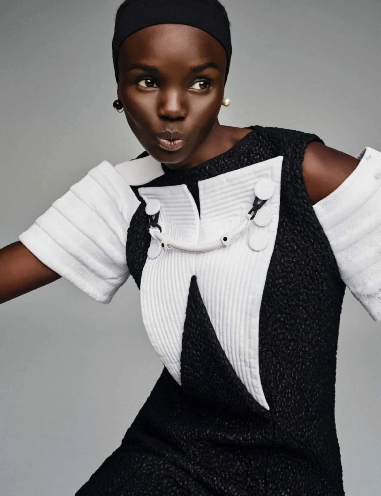 Akiima Ajak '60s Style Liberation by Jason Kibbler in ELLE Spain September 2023