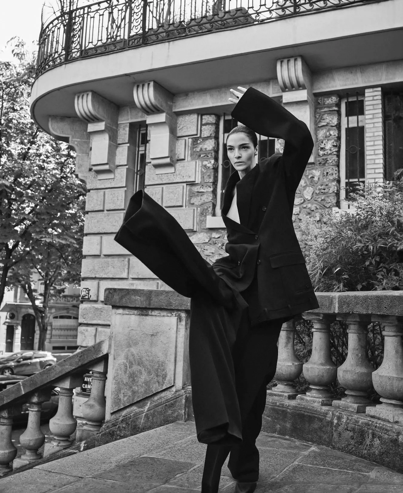 Mariacarla Boscono Covers Harper's Bazaar Italia September by Nathaniel Goldberg