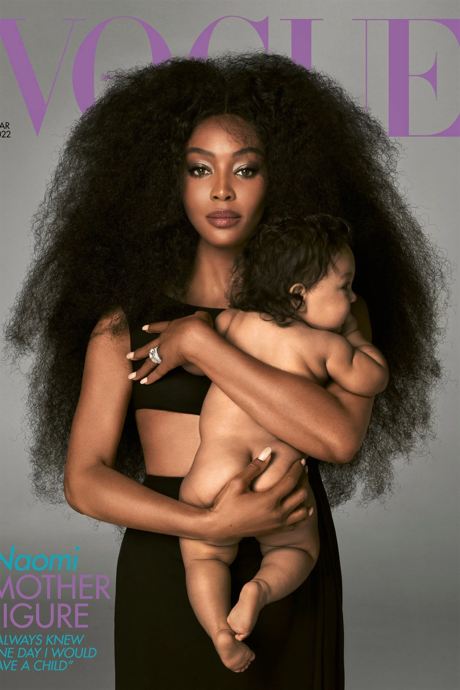 Naomi Campbell's New Daughter British Vogue Cover by Steven Meisel Is Most IG Liked Ever