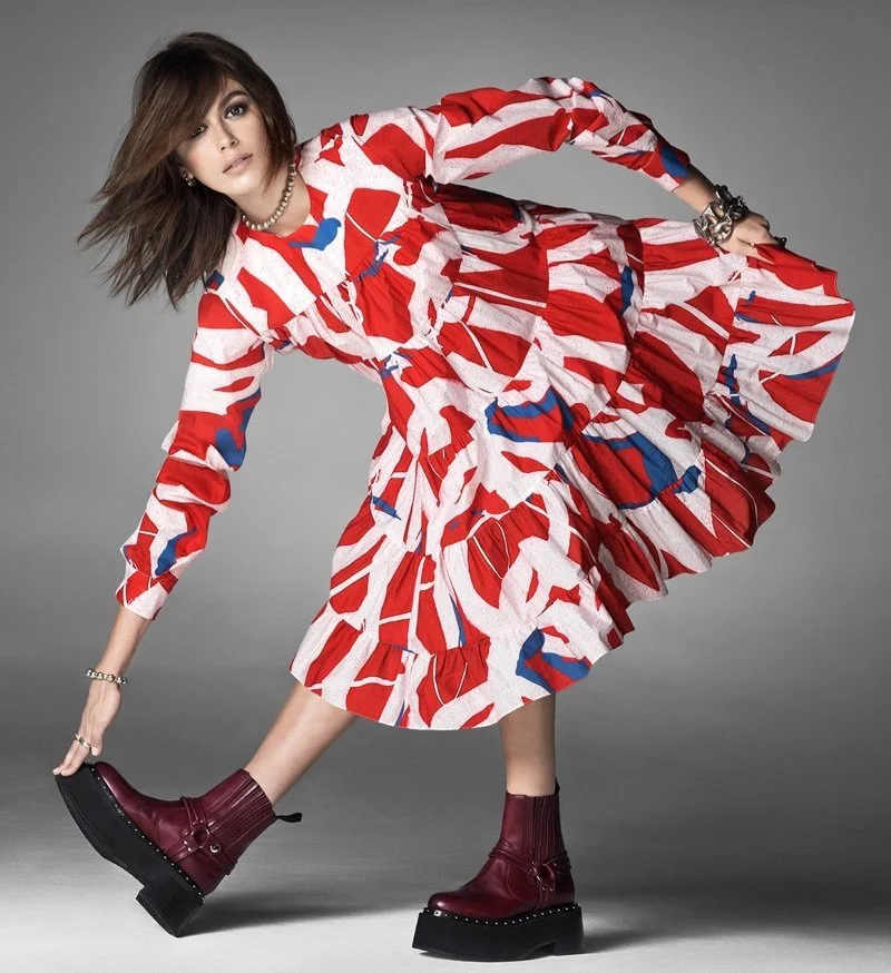 A Little Bit Edgy Kaia Gerber Fronts Ports 1961 Campaign by Steven Meisel