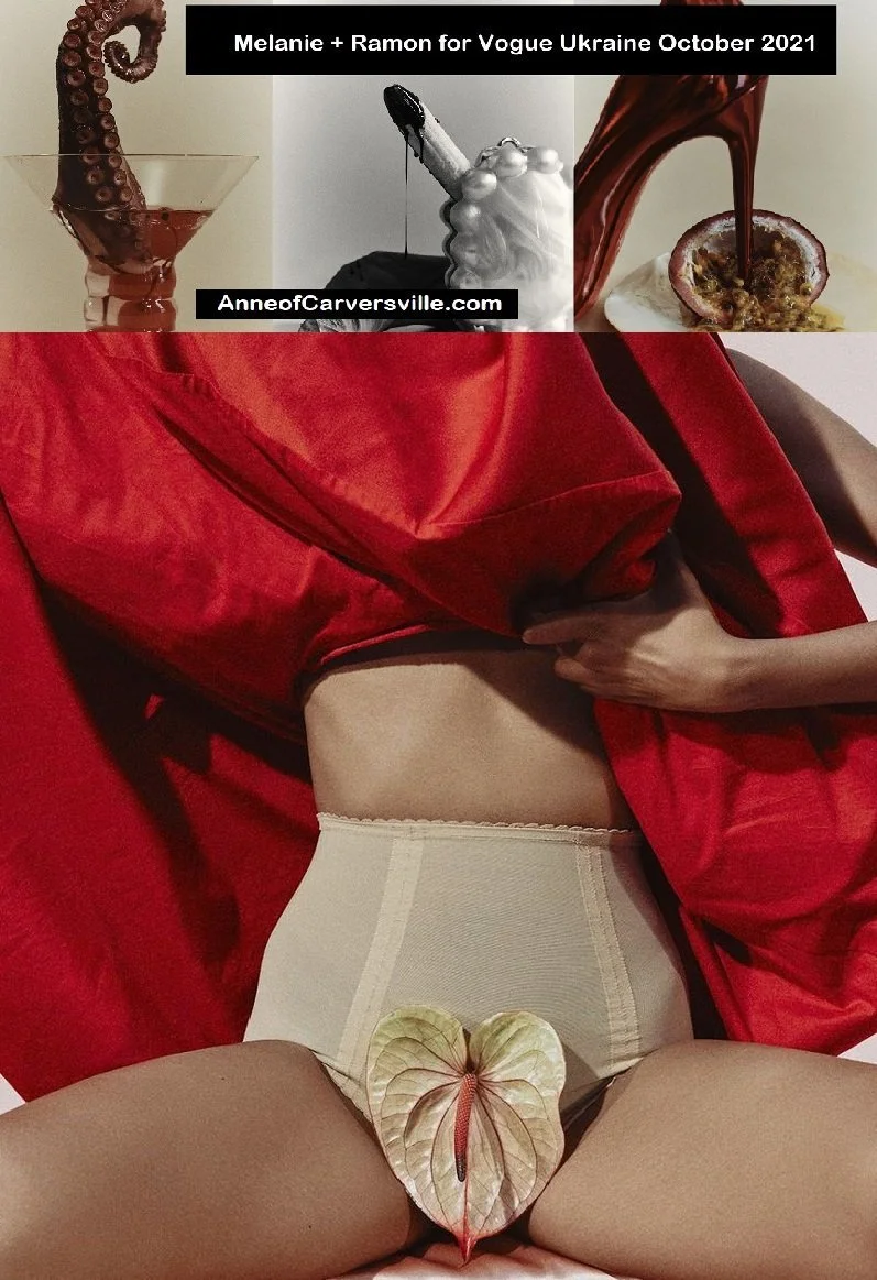 Emmanuelle Lacou by Melanie + Ramon in 'Erotica' for Vogue Ukraine October 2021