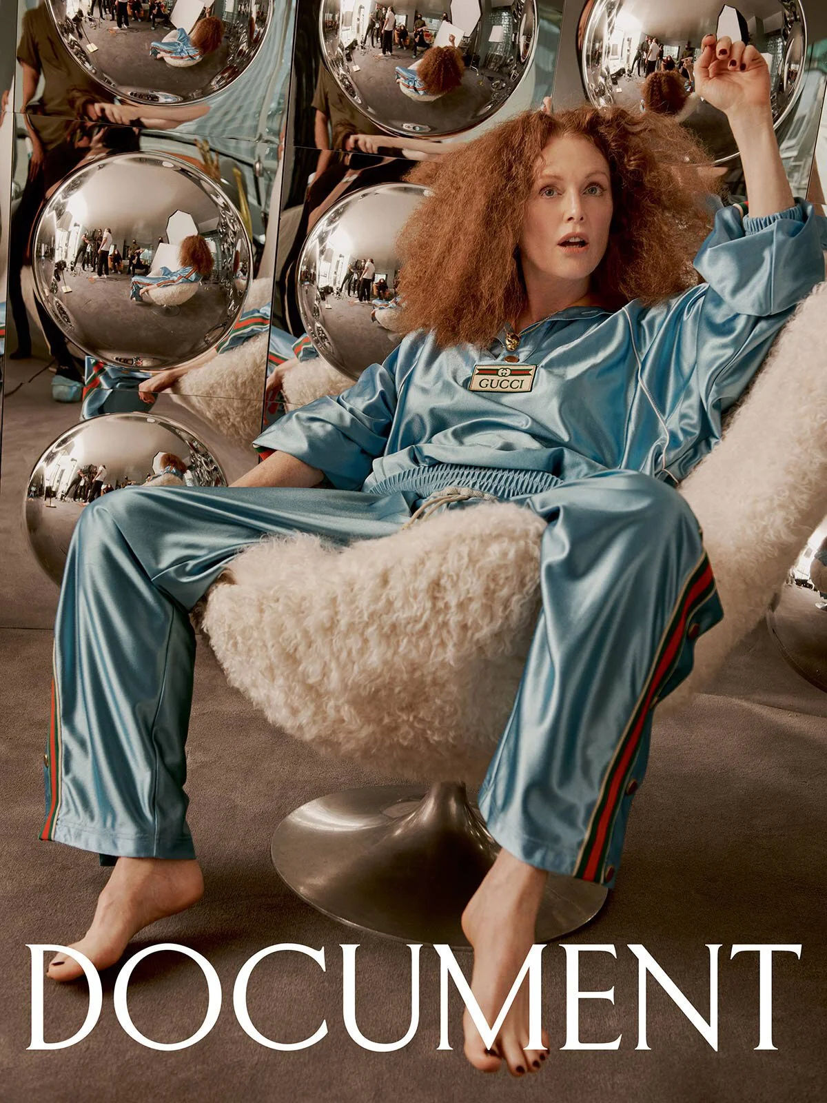 Julianne Moore Plays Grace Coddington, Shot by Craig McDean in Document Journal