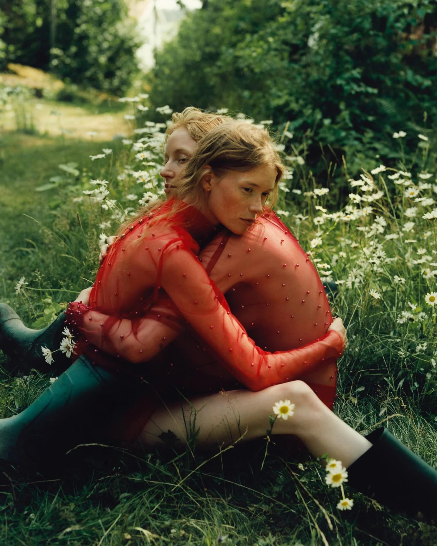 Vogue Scandinavia Sees Red with ‘Lady in Falu Röd’ Lensed by Angelina Bergenwall