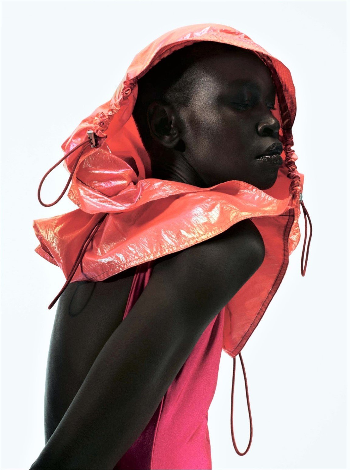 Alek Wek Delivers 'Colour Pop' Joy in The Sunday Times Style by Paola Kudacki