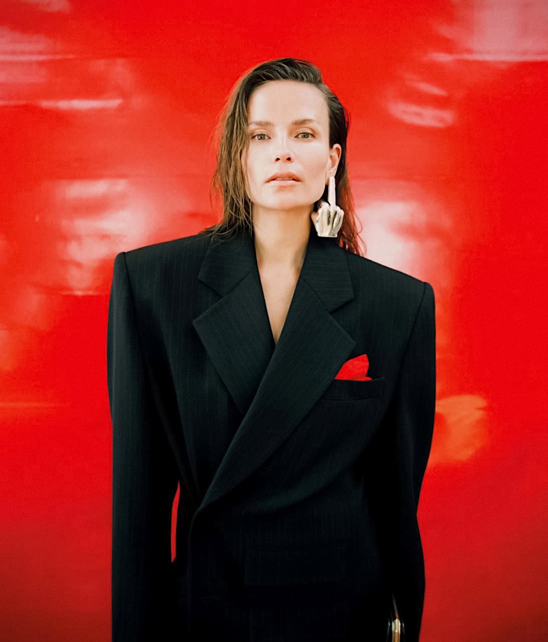 Natasha Poly Wears Modern Curves Lensed by Davit Giorgadze for d la Repubblica October 7