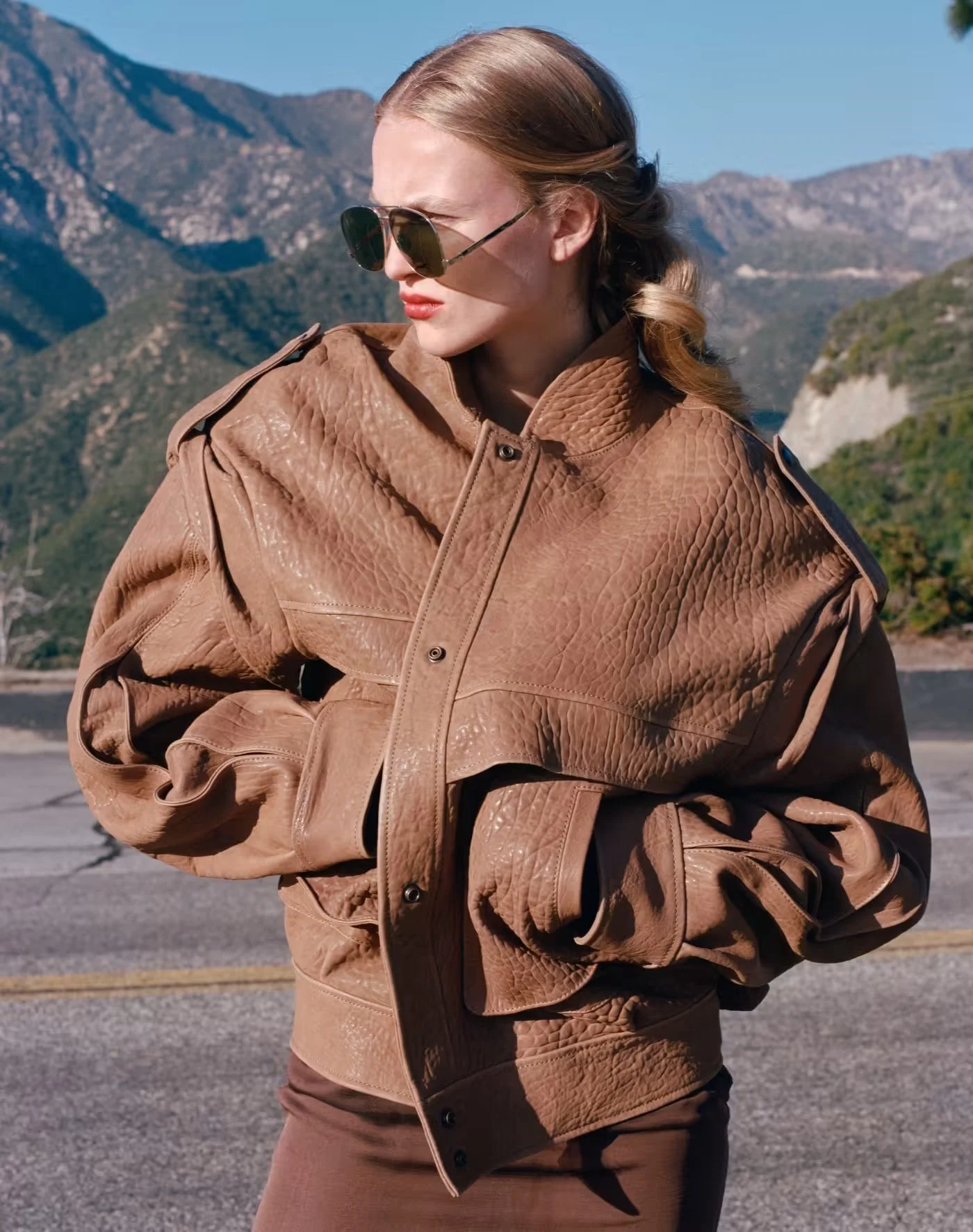 Lena Werner's Quiet Elegance, Fashion 'Joy Ride' for HTSI Magazine October 2023