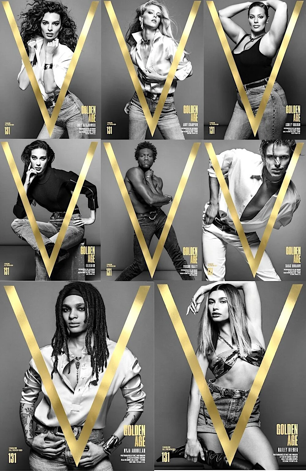 Inez & Vinoodh Capture 'Golden Age' Portraits of Big Talent in Lois V Denim Sustainable Jeans