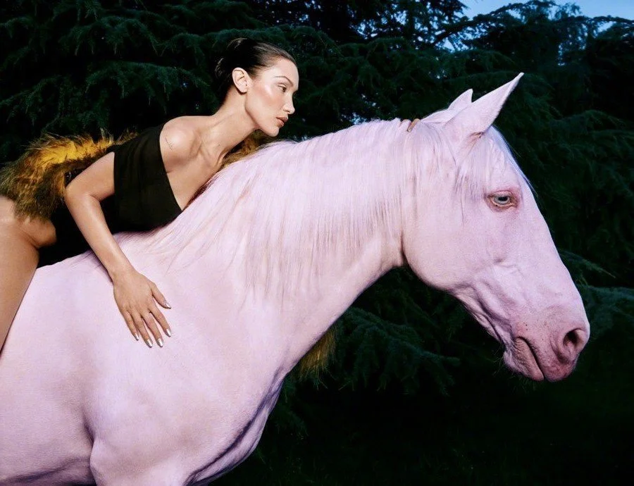 Bella Hadid Dominates POP Magazine FW 2021 #45, Lensed Here by Carlijn Jacobs