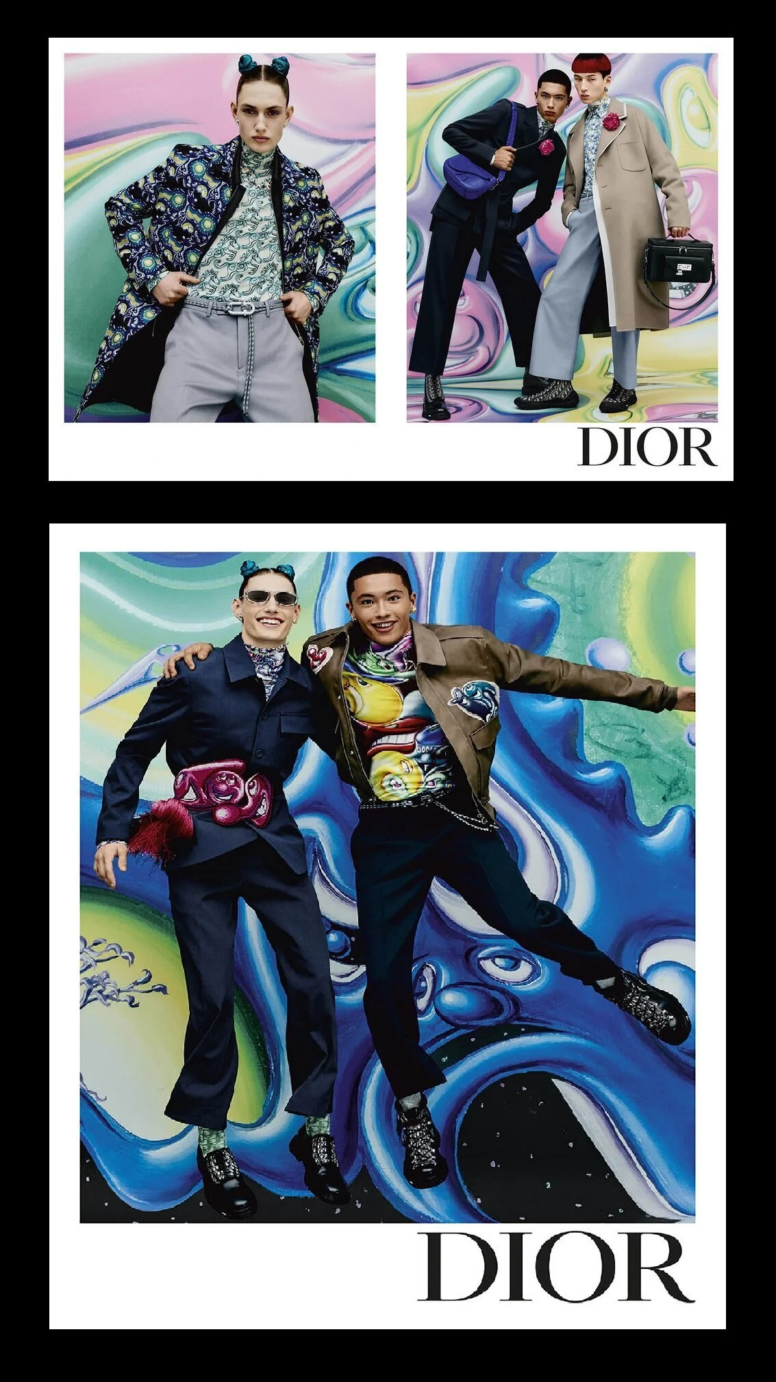 Rafael Pavarotti Captures Dior Men's Pre-Fall 2021 Tribute to Kenny Scharf