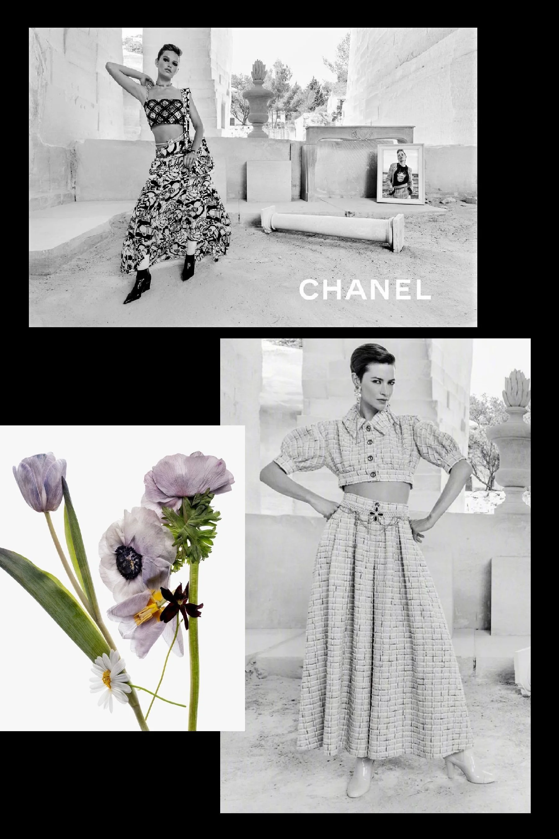 Inez and Vinoodh Shoot Chanel Cruise 2022 Campaign Inspired by Cocteau and Provence