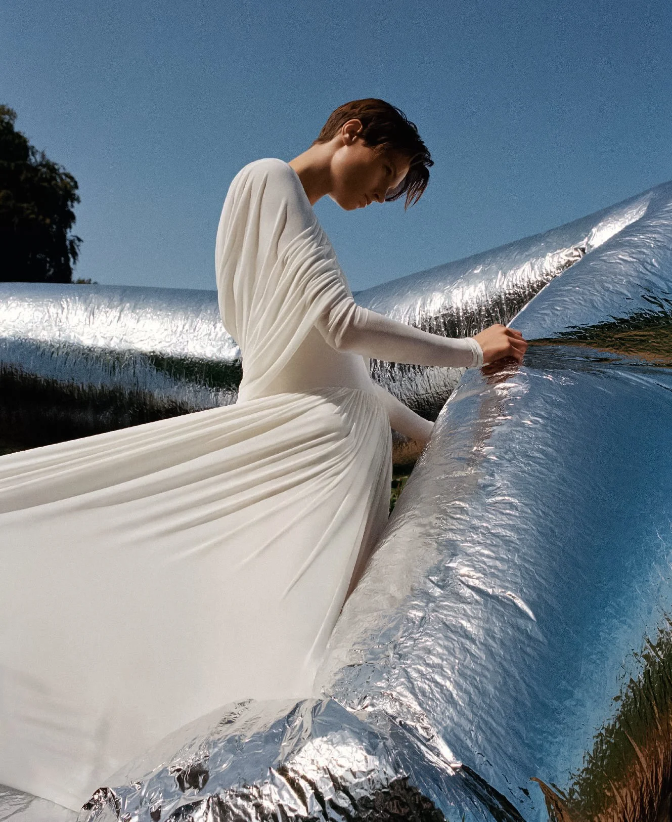 Tanya Churbanova Is Lensed by Ben Toms for Harper's Bazaar Italy November 2023