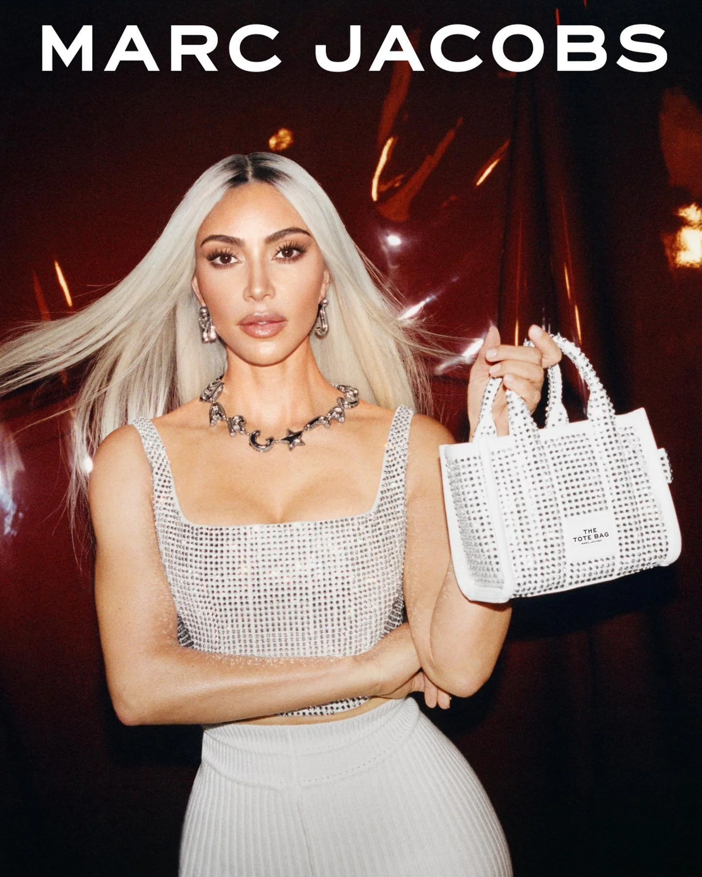 A Celestial Sparkling Kim Kardashian for Marc Jacobs Resort 2023-4 by Tyrone Lebon