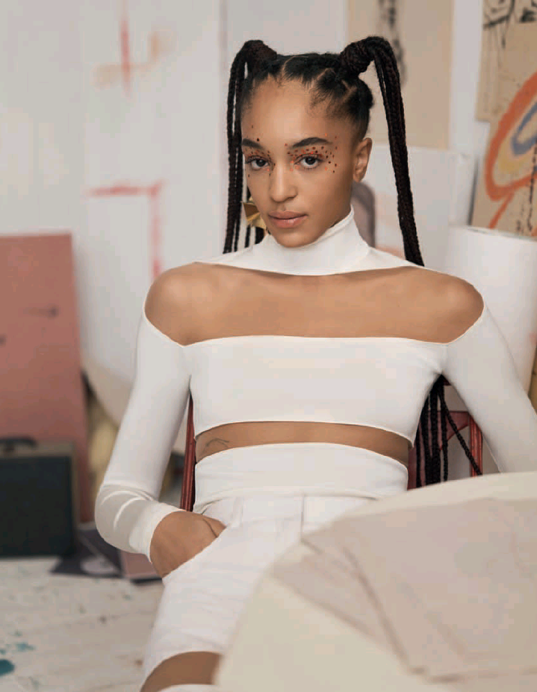 Indira Scott Delivers Gorgeosity Lensed by Steven Pan to Vogue China July 2021