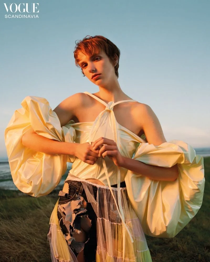 Bente Oort in 'Superfly' by Ben Toms for Vogue Scandinavia December 2021