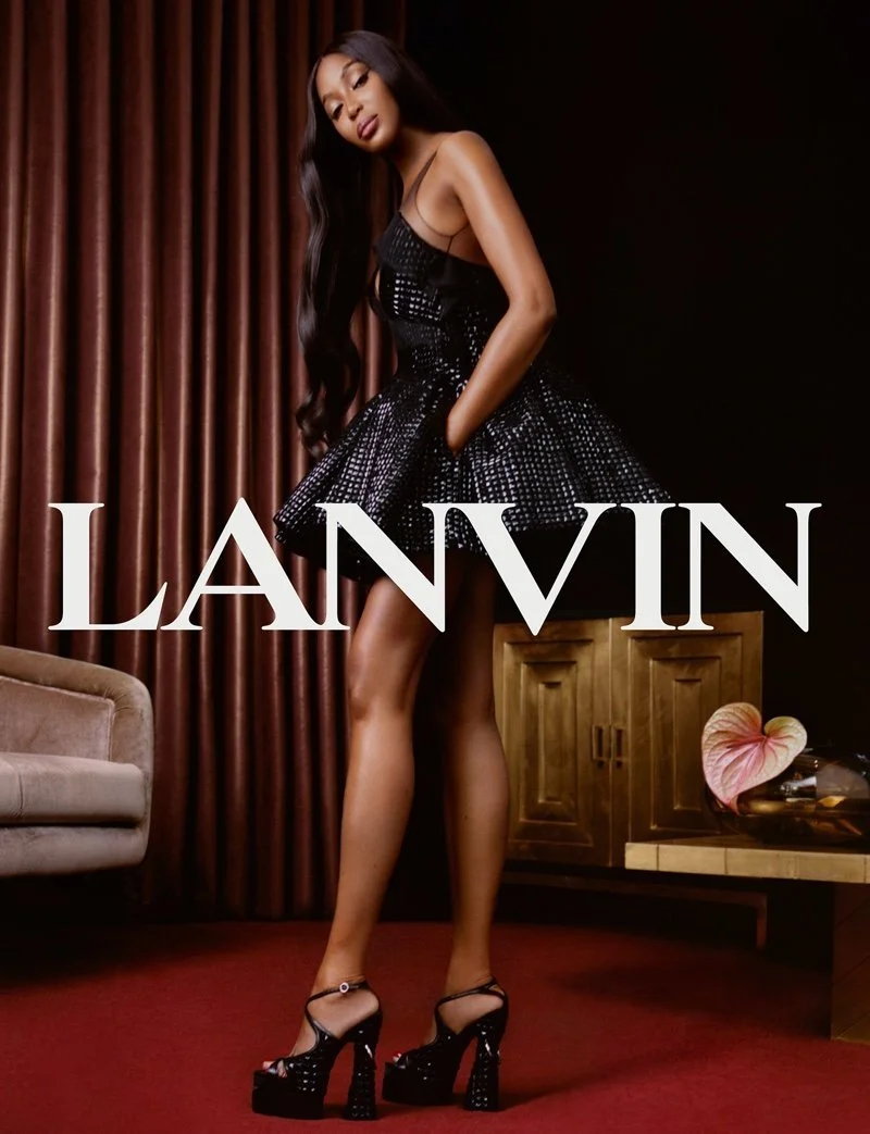 Naomi Campbell Is Lanvin's Art Deco Queen in Spring-Summer 2022 Campaign