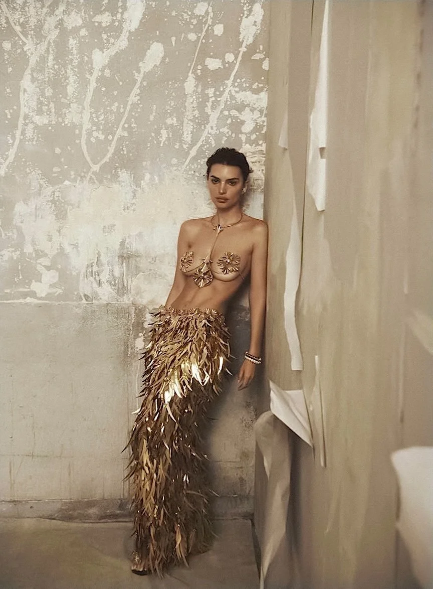 Emily Ratajkowski Covers Vogue Australia December 2023 by Lachlan Bailey