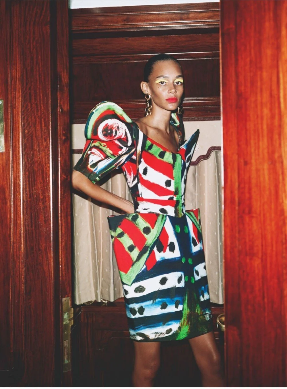 Binx Walton by Angelo Pennetta Luxuriates in Train Travel for Vogue UK April 2020