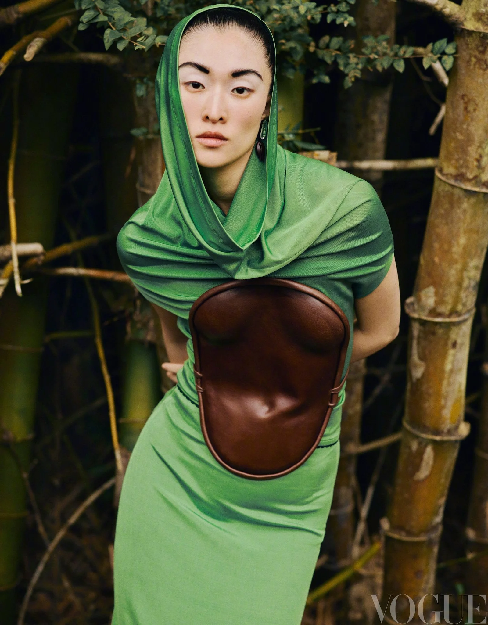 Chu Wong Is 'On the Road' for Vogue China January 2024, Lensed by Huang Jiaqi
