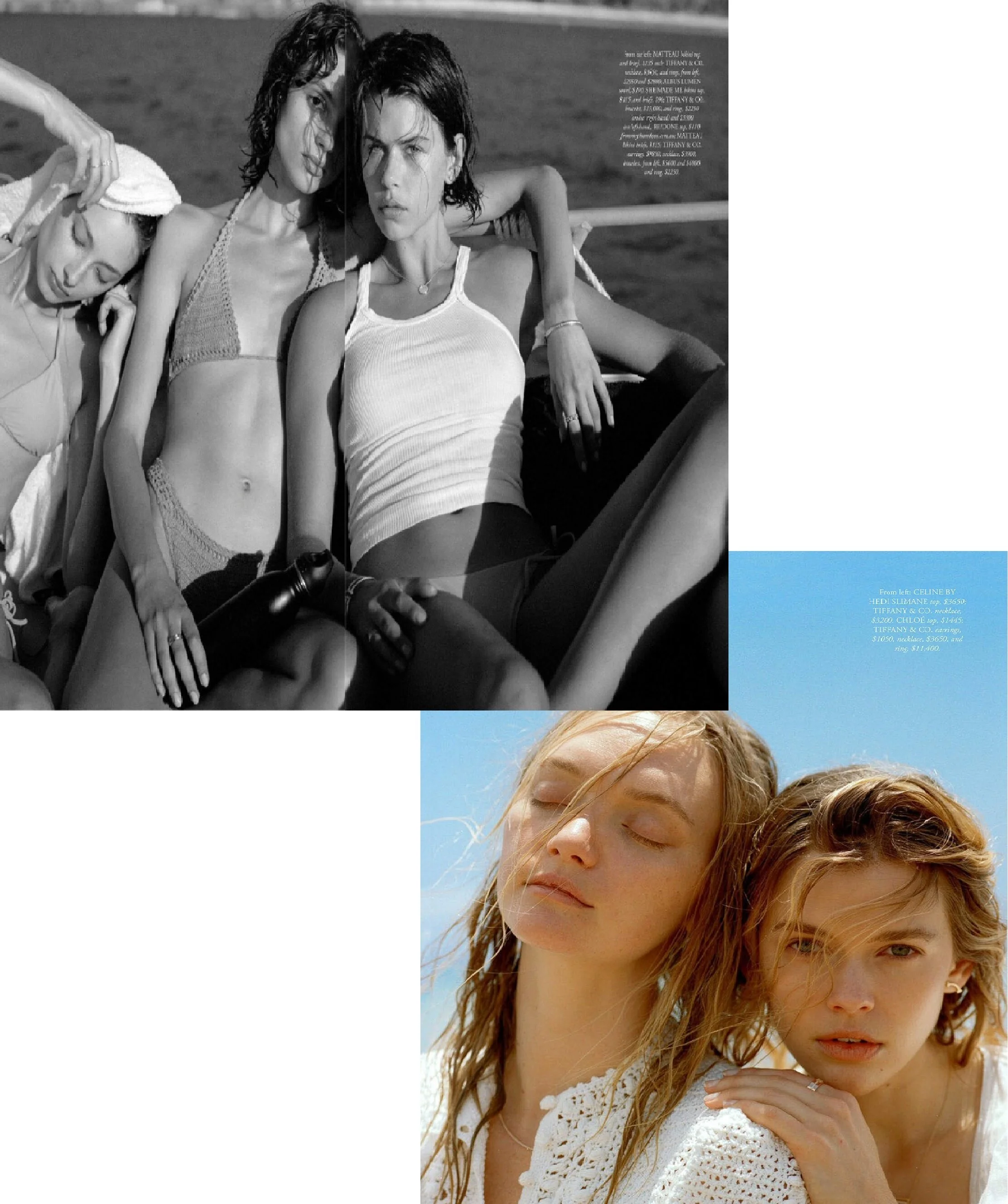 Darren McDonald Eyes 4 Beauties 'The Vacation' Harper's Bazaar Australia January-February 2020