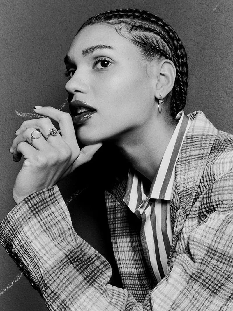 Barbara Valente Wears Sporty Menswear Lensed by Amit Israeli for M Le Magazine du Monde