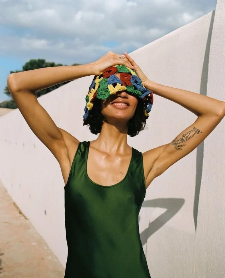 Barbara Valente by Cornelius Kass in Hot Weather Greens for Vogue Russia