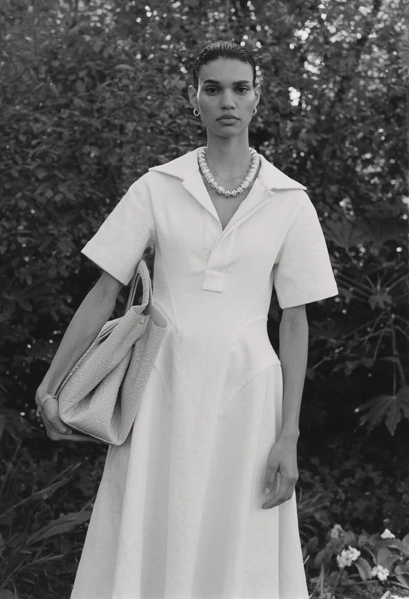 Barbara Valente in Bottega Veneta by Mark Rabadan for Collection Issue Magazine