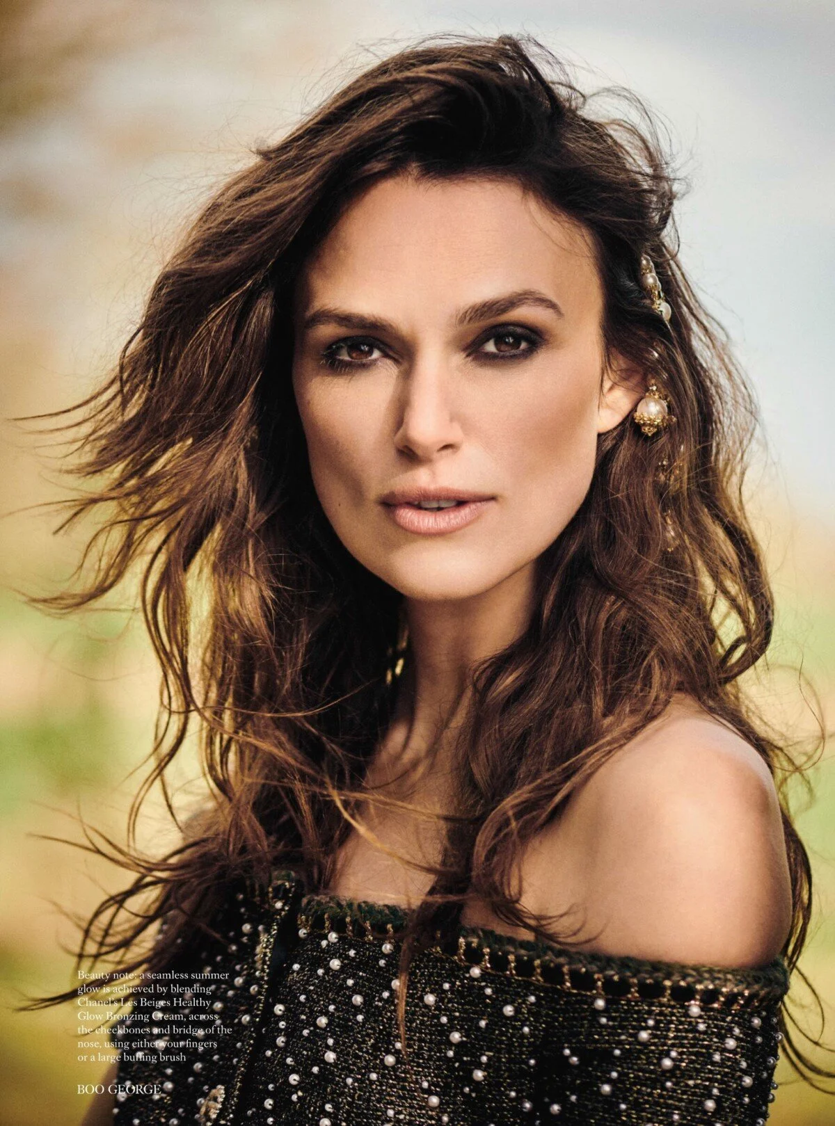 Keira Knightley Is All In for Chanel, Bashes Celeriac in Harper's UK July 2021