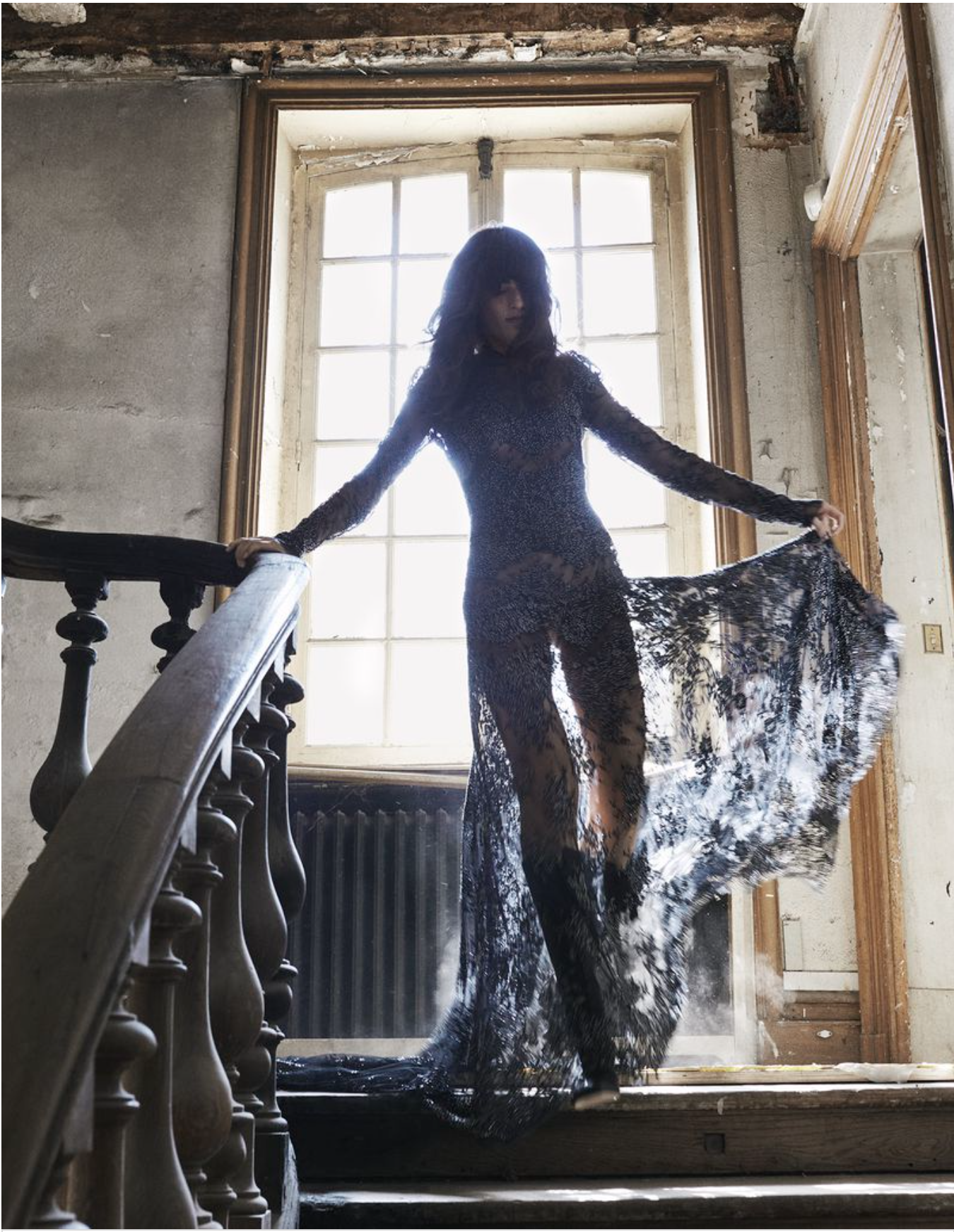 Esin Bicak Wears Victorian Punk Style Lensed by PA Hüe de Fontenay for Harper's Bazaar Germany